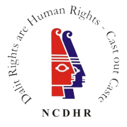 NATIONAL CAMPAIGN ON DALIT HUMAN RIGHTS (NCDHR) logo
